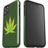 Marijuana Leaf Light Green iPhone 11 Pro Max Impact Case
