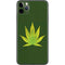 Marijuana Leaf Light Green iPhone 11 Pro Max Skin