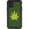 Marijuana Leaf Light Green iPhone 11 Pro Max Waterproof Case