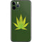 Marijuana Leaf Light Green iPhone 11 Pro Skin