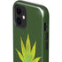 Marijuana Leaf Light Green iPhone 12 Impact Case