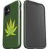 Marijuana Leaf Light Green iPhone 12 Impact Case