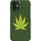 Marijuana Leaf Light Green iPhone 12 Mini Lite Case