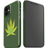 Marijuana Leaf Light Green iPhone 12 Mini Lite Case