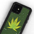 Marijuana Leaf Light Green iPhone 12 Mini Waterproof Case