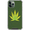 Marijuana Leaf Light Green iPhone 12 Pro Clear Case