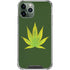 Marijuana Leaf Light Green iPhone 12 Pro Clear Case