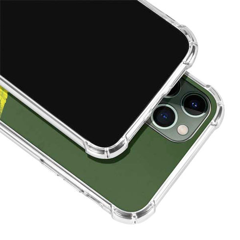 Marijuana Leaf Light Green iPhone 12 Pro Clear Case