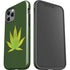 Marijuana Leaf Light Green iPhone 12 Pro Impact Case
