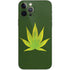 Marijuana Leaf Light Green iPhone 12 Pro Skin