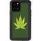 Marijuana Leaf Light Green iPhone 12 Pro Waterproof Case