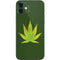 Marijuana Leaf Light Green iPhone 12 Skin