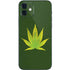 Marijuana Leaf Light Green iPhone 12 Skin
