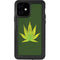 Marijuana Leaf Light Green iPhone 12 Waterproof Case