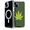 Marijuana Leaf Light Green iPhone 13 MagSafe Case