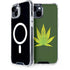 Marijuana Leaf Light Green iPhone 13 MagSafe Case