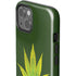 Marijuana Leaf Light Green iPhone 15 Impact Case