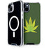 Marijuana Leaf Light Green iPhone 15 Plus MagSafe Case