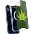 Marijuana Leaf Light Green iPhone 15 Plus MagSafe Case