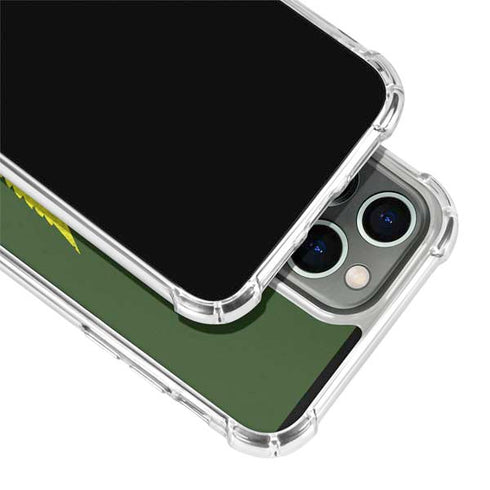 Marijuana Leaf Light Green iPhone 15 Pro Clear Case