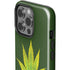 Marijuana Leaf Light Green iPhone 15 Pro Impact Case