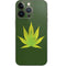 Marijuana Leaf Light Green iPhone 14 Pro Skin
