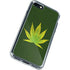 Marijuana Leaf Light Green iPhone SE (2nd & 3rd Gen) Clear Case