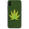 Marijuana Leaf Light Green iPhone X Skin