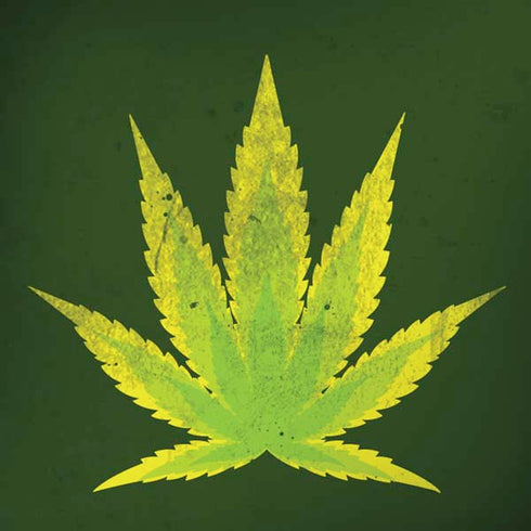 Marijuana Leaf Light Green iPhone X Skin