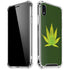 Marijuana Leaf Light Green iPhone XR Clear Case