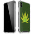 Marijuana Leaf Light Green iPhone XS Max Clear Case