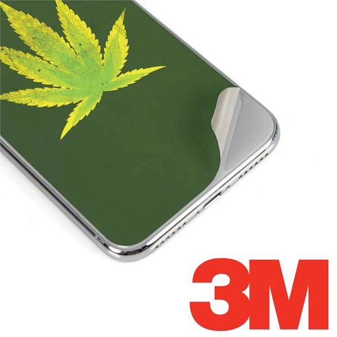 Marijuana Leaf Light Green iPhone XS Max Skin