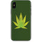 Marijuana Leaf Light Green iPhone XS Skin