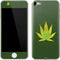 Marijuana Leaf Light Green Apple iPod Skin