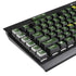 Marijuana Leaf Light Green K95 RGB PLATINUM Mechanical Gaming Keyboard Skin