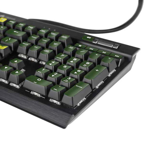 Marijuana Leaf Light Green K95 RGB PLATINUM Mechanical Gaming Keyboard Skin