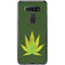 Marijuana Leaf Light Green LG K51/Q51 Clear Case