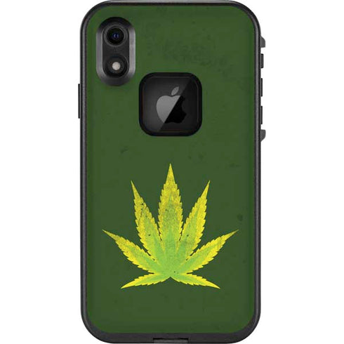 Marijuana Leaf Light Green LifeProof Fre iPhone Skin