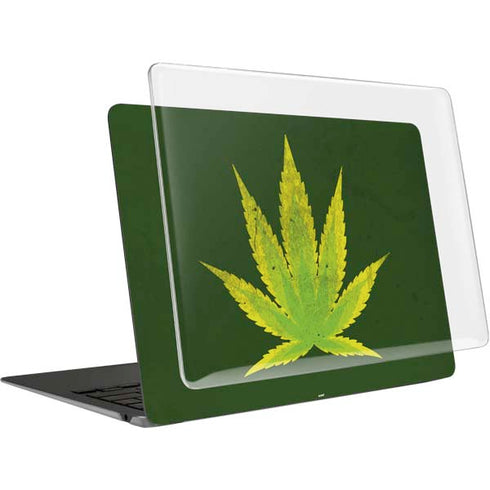 Marijuana Leaf Light Green MacBook Air 13in (2020) Case plus Skin
