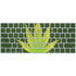 Marijuana Leaf Light Green Magic Keyboard Skin