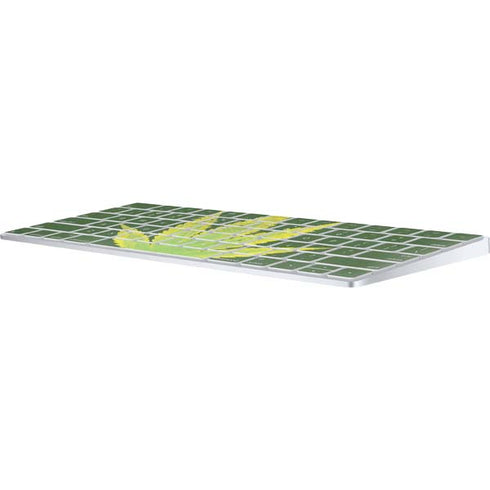 Marijuana Leaf Light Green Magic Keyboard Skin