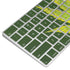 Marijuana Leaf Light Green Magic Keyboard Skin