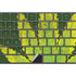 Marijuana Leaf Light Green Magic Keyboard with Numeric Keypad Skin