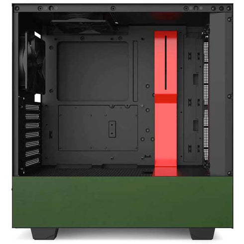 Marijuana Leaf Light Green NZXT H510 Compact ATX Mid-Tower Case Skin