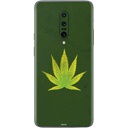 Marijuana Leaf Light Green OnePlus 7 Pro Skin