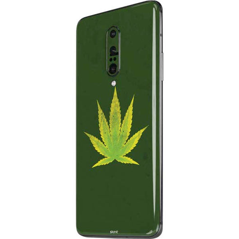 Marijuana Leaf Light Green OnePlus 7 Pro Skin
