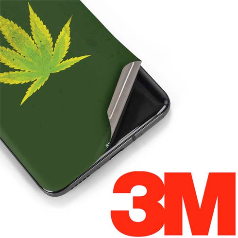 Marijuana Leaf Light Green OnePlus 7 Pro Skin