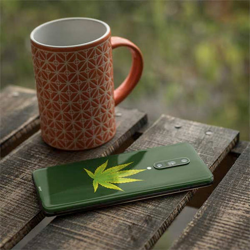 Marijuana Leaf Light Green OnePlus 7 Pro Skin