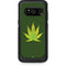 Marijuana Leaf Light Green Otterbox Commuter Galaxy Skin