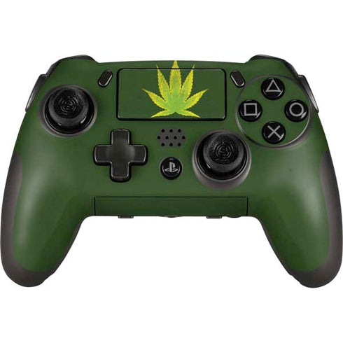 Marijuana Leaf Light Green PlayStation Scuf Vantage 2 Controller Skin